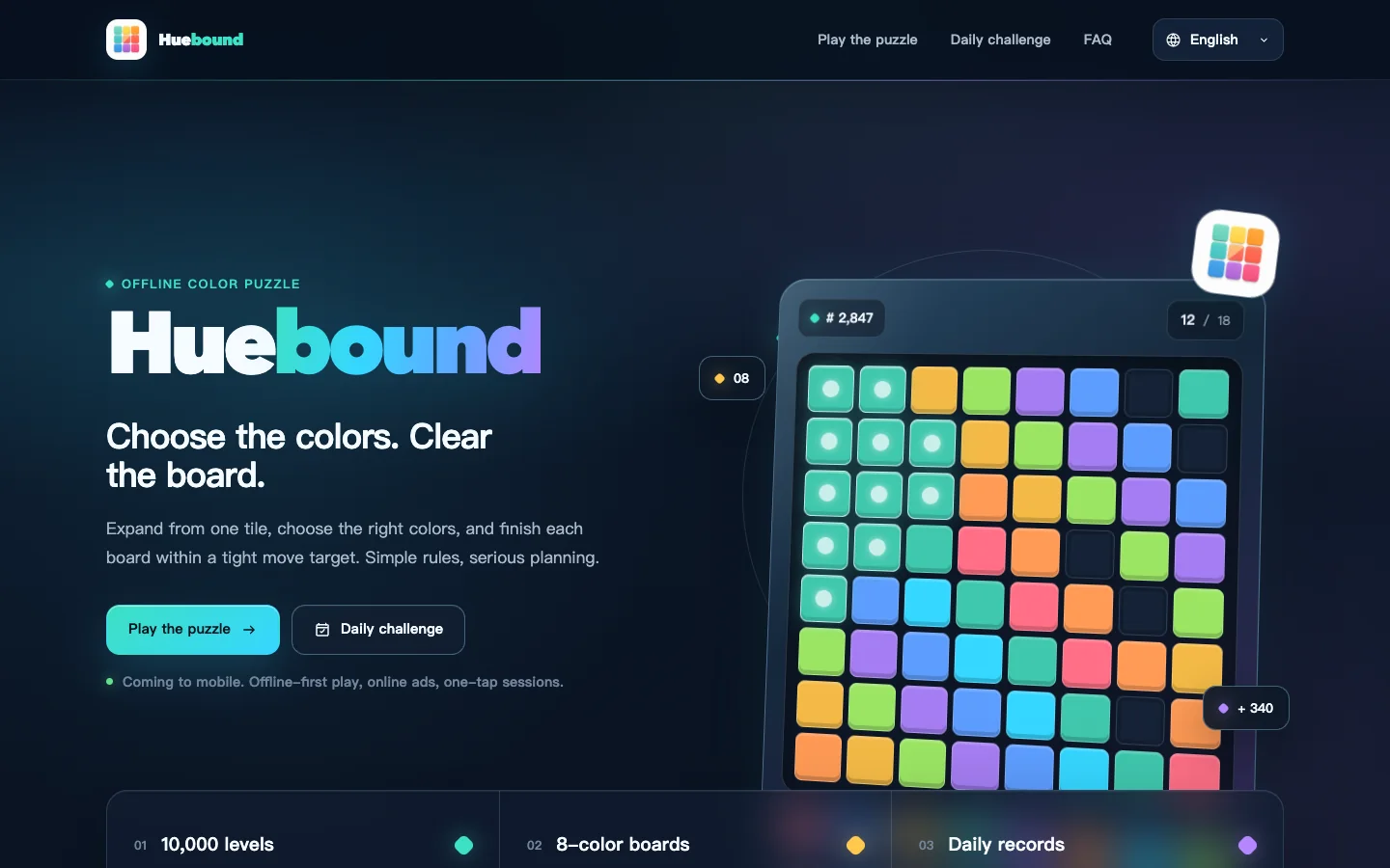 Huebound preview