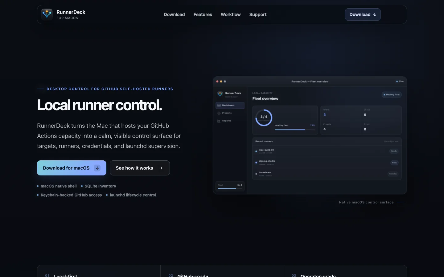 RunnerDeck preview